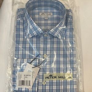 Peter Millar -  Mens Crown Comfort Plaid Long Sleeve Shirt